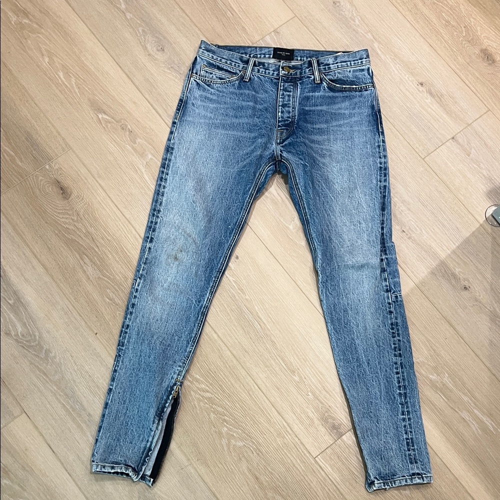 Fear of God Light Blue Skinny Jeans